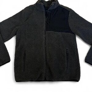 Men’s Fleece Jacket - Black and Gray
